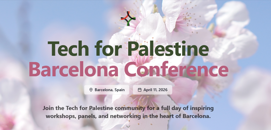 Tech for Palestine - Barcelona Conference 2026